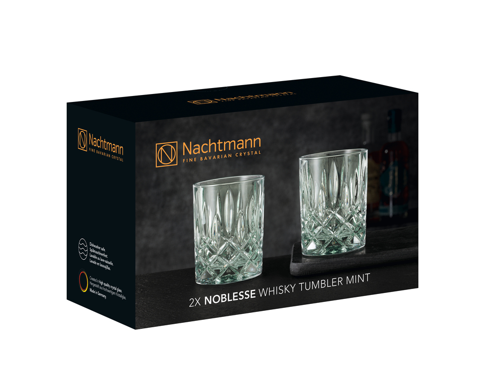 Noblesse Mint Whiskey Tumbler Set of 2 image number null